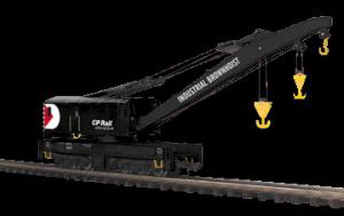 MTH 20-98807 O Gauge Canadian Pacific Rail Crane Car #414472