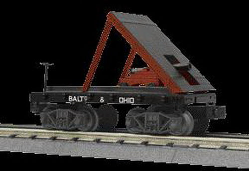 MTH 30-76438 O B&O Flat Car w/Cannon/19th Century