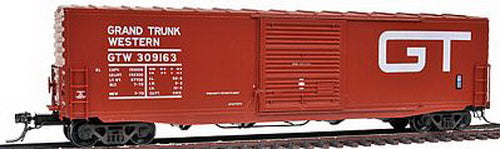 Kadee 6346 HO Scale Grand Trunk Western 50' PS-1 Boxcar w/ 9' Door #309163