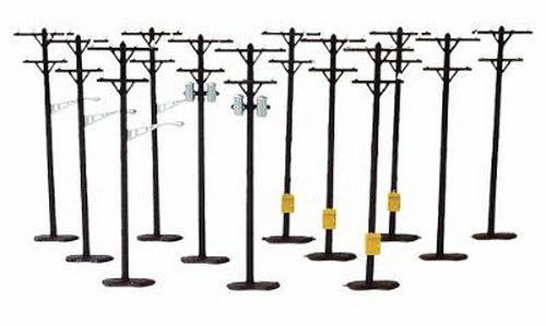 Life Like 1621 HO Utility Poles Scene Master