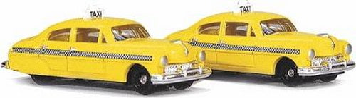 Life Like 1699 HO Scale Scenemaster Taxi Hand-Applied Detail Parts (Pack of 2)