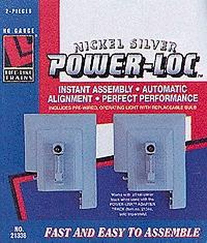Life Like 21338 HO Nickel Silver Power-Loc Illuminated Bumper