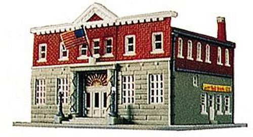 Life Like 7481 N Scale 5th Precinct Police Station Building Kit