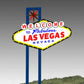 Miller Engineering 1251 HO/N Las Vegas, Animated Neon Style Sign Kit