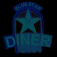 Miller Engineering 5581 Horizontal Sign Lighting Animated Blue-Star Diner Large