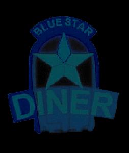 Miller Engineering 5581 Horizontal Sign Lighting Animated Blue-Star Diner Large