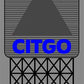 Miller Engineering 8781 HO/O Citgo Animated Neon Billboard