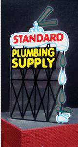 Miller Engineering 9181 HO/O Standard Plumbing Billboard Animated Signs