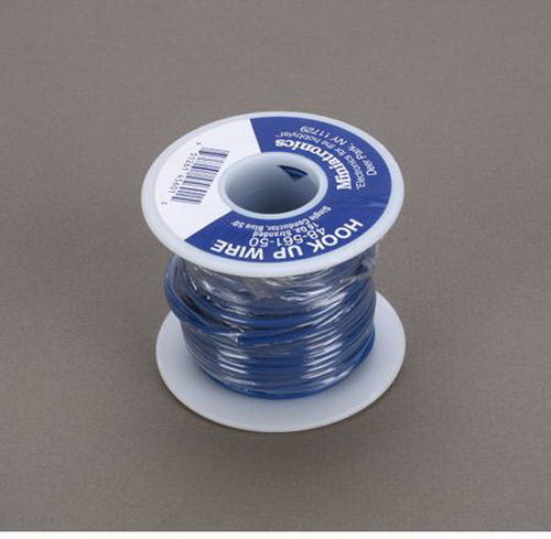 Miniatronics 48-561-50 16 Gauge Flexible Single Stranded Conductor 50' Blue Wire