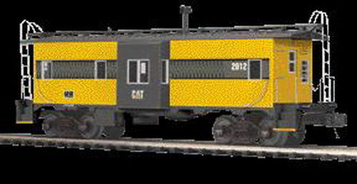 MTH 2091363 O Caterpillar Bay Window Caboose