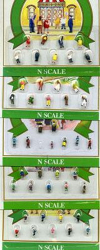 Model Power 13339 N City & Suburban Figures (Set of 45)