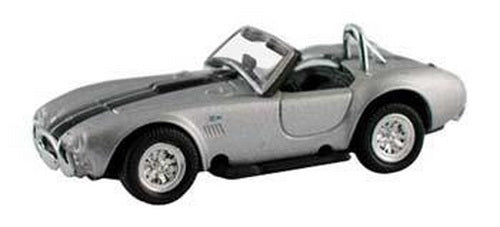 Model Power 19228 1:87 Minis Silver/Black Stripes 1965 Shelby Cobra