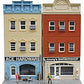Model Power 678 HO Scale Ace Hardware/Jimmy's Barber Shop