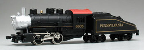Model Power 96635 HO Pennsylvania 0-4-0 Shifter Steam Locomotive & Tender #6635