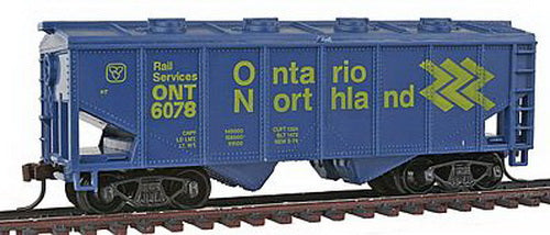 Model Power 98082 HO Ontario Northland 36' 2-Bay Covered Hopper #6078