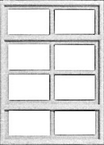 Pikestuff 541-2104 HO Eight Pane Window