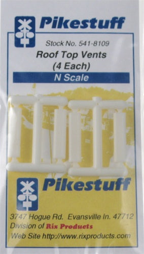 Pikestuff 541-8109 N Roof Top Vents (Pack of 4)