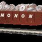 MTH 20--98828 O Monon Gondola w/Wheel Scrap Load #35045