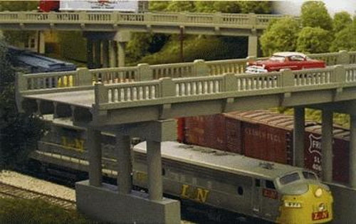Rix Products 628-101 HO 50' Early Highway Overpass