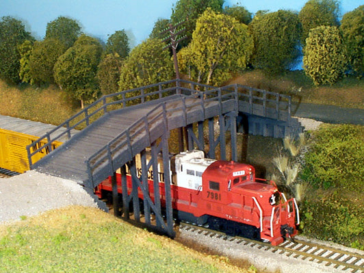 Rix Products 628-0200 HO Rural Timber Overpass