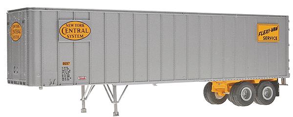 Walthers 1681 HO Flexi Van Trailer NYC Kit