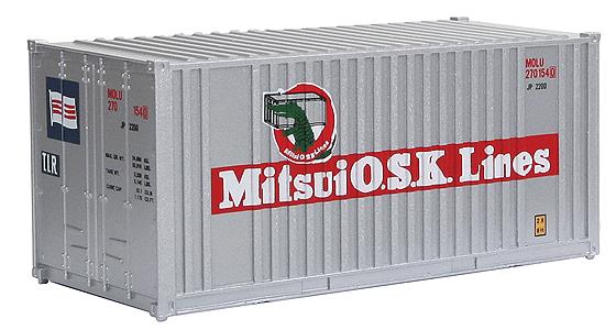 Walthers 933-1757 HO Mitsui Osk 20' Container