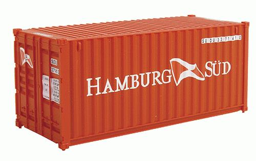 Walthers 933-2019 HO Scale 20'' Container - Hamburg SUD