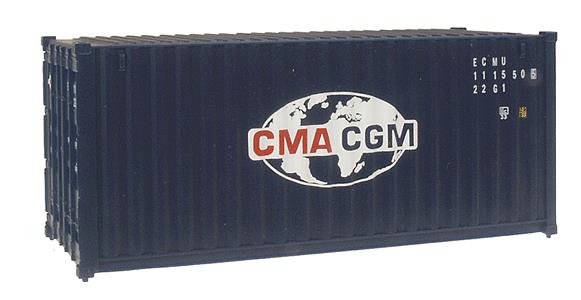 Walthers 2021 20' CMA/CGM Container
