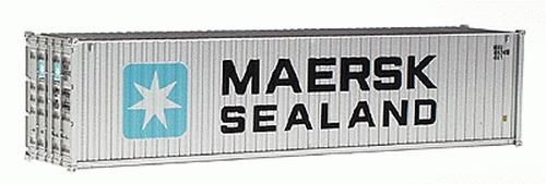Walthers 933-2059 HO Maersk/Sealand 40'' Hi-Cube Fully Corrugated Container