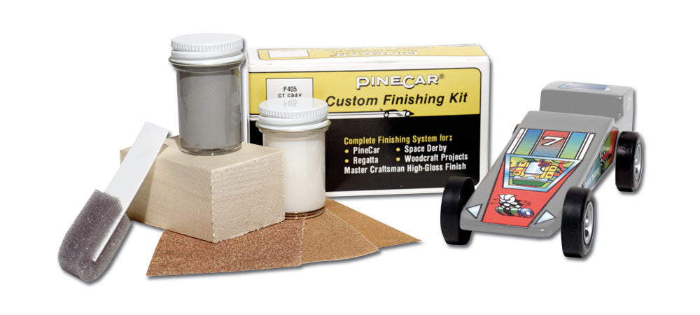 PineCar P405 GT Gray Custom Finishing Kits