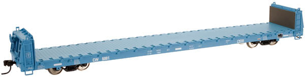 Atlas 20000615 HO CW Short Bulkhead Flat Car #6040
