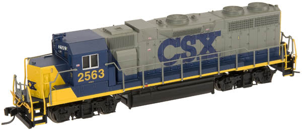 Atlas 47649 N RTR GP38-2, CSX #2563