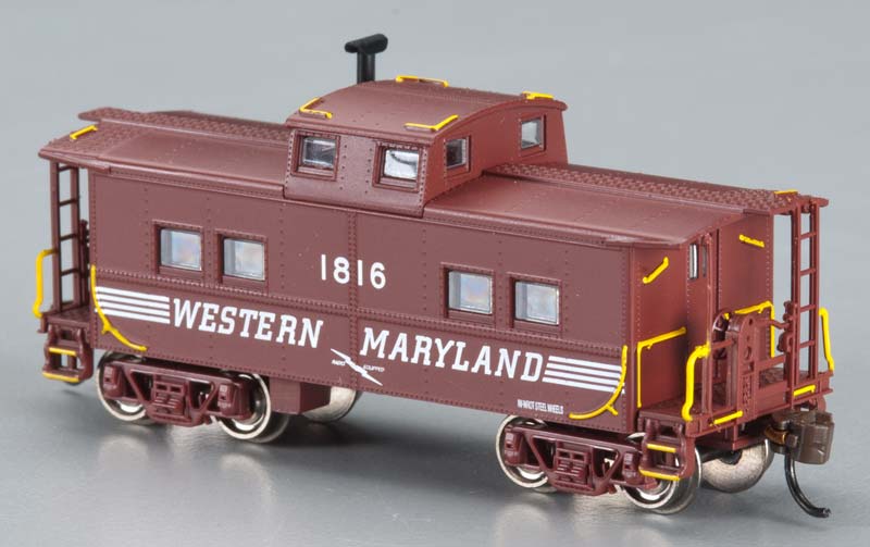 Bachmann 16853 N Western Maryland Northeast-Style Steel Cupola Caboose #1