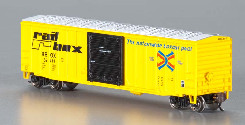 Bachmann 19651 HO Railbox ACF 50'6 Outside-Braced Sliding-Door Boxcar