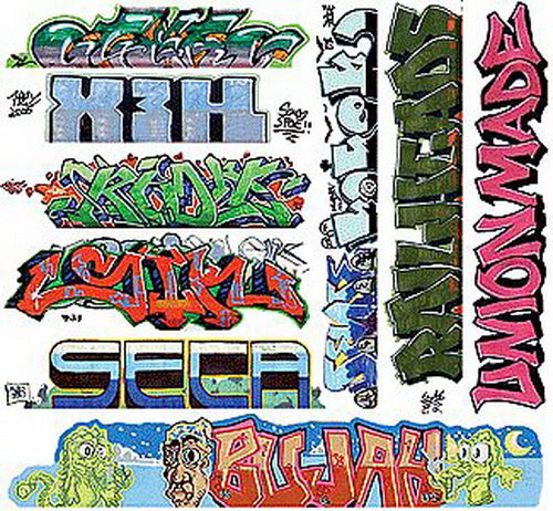 Blair Line 1260 N Graffiti Decals Mega Set #11 (Pack of 9)