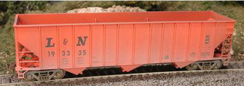 Bowser 40553 HO RTR 100-Ton Hopper/Weathered, L&N #193250