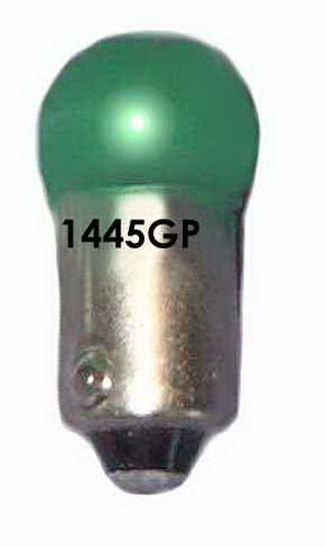 Gargraves 1445G 18 Volt Bayonet Base Translucent Green Light Bulb