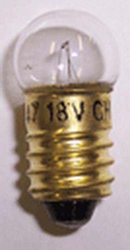 Gargraves 1447 18 Volt Screw Base Clear Light Bulb
