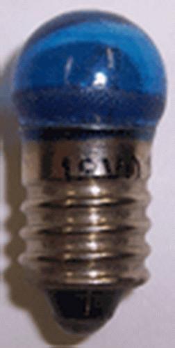 Gargraves 1447B 18 Volt Screw Base Transparent Blue Light Bulb