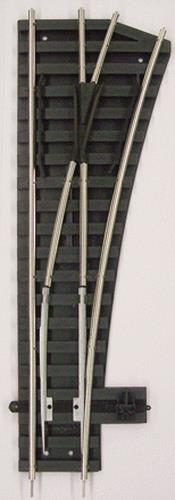 Gargraves 345 O Scale 2 Rail Right Hand Stainless 80 Wide Radius Manual Switch