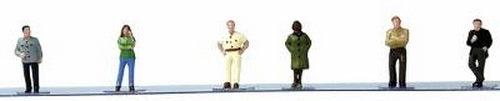 Life Like 1606 HO Standing People Figures (Set of 6)