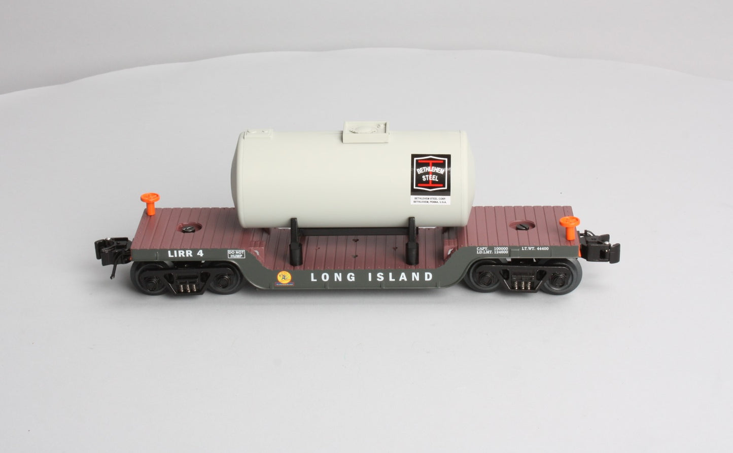 RMT 96511 O Gauge Long Island Depressed-Center Flatcar No. 4 w/Tank