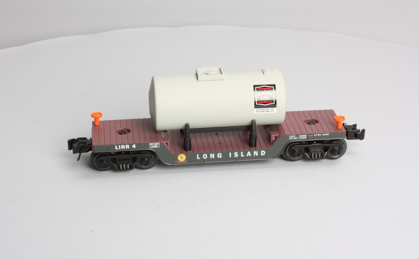 RMT 96511 O Gauge Long Island Depressed-Center Flatcar No. 4 w/Tank