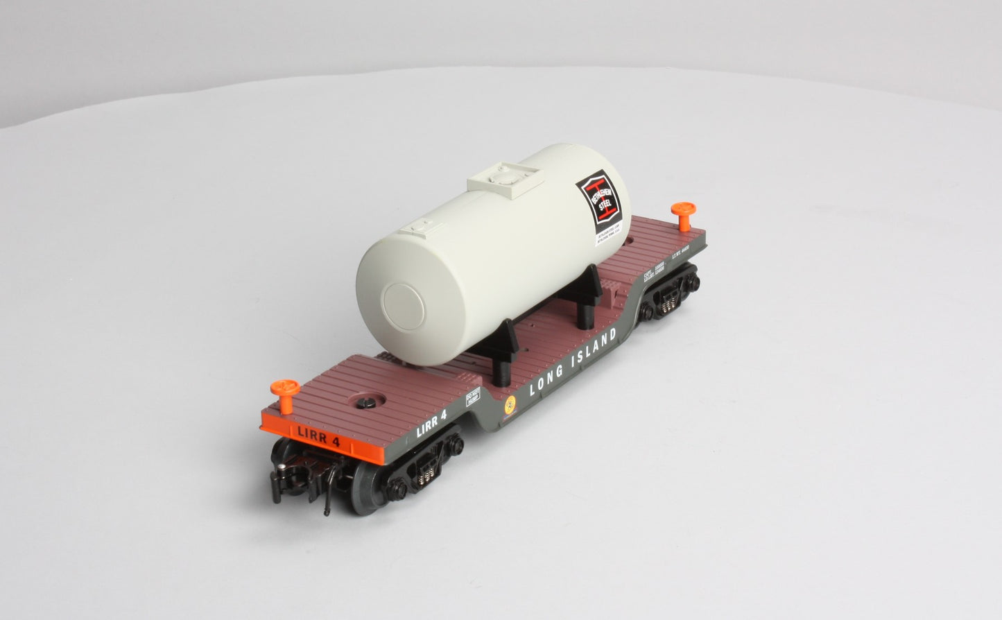 RMT 96511 O Gauge Long Island Depressed-Center Flatcar No. 4 w/Tank