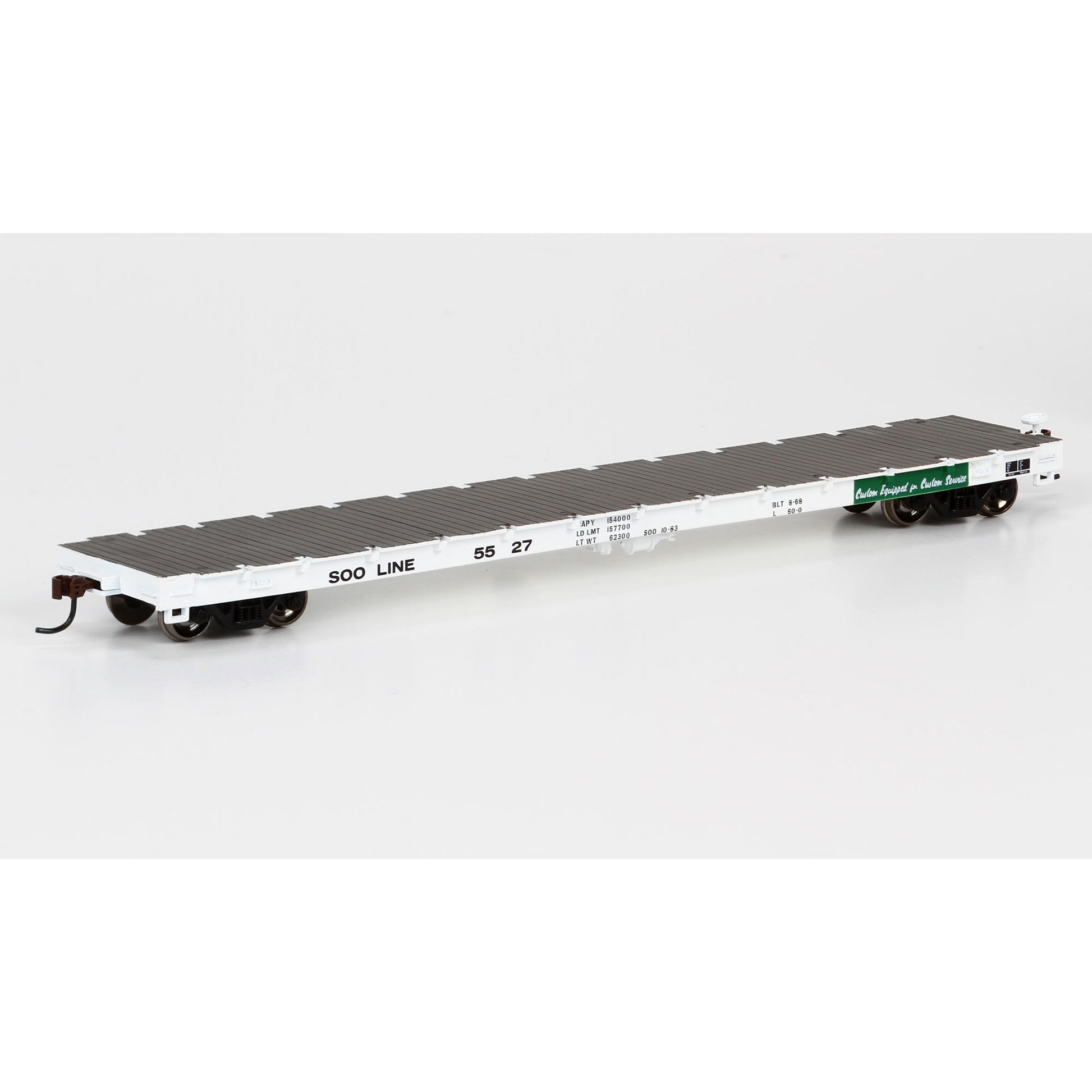 Athearn 97824 HO RTR 60' Flat, SOO #5527