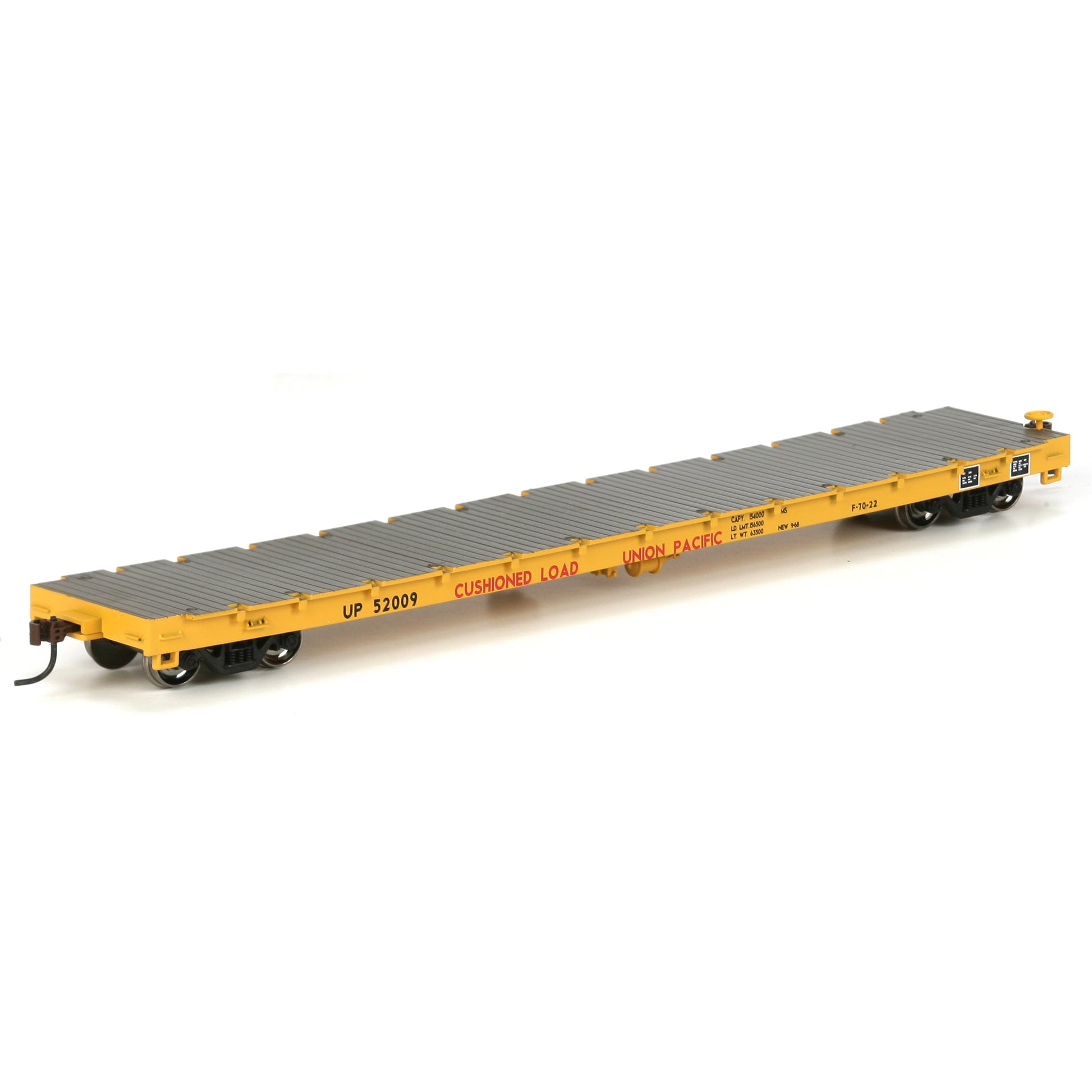 Athearn 97828 HO Scale Union Pacific 60' Flatcar #52009