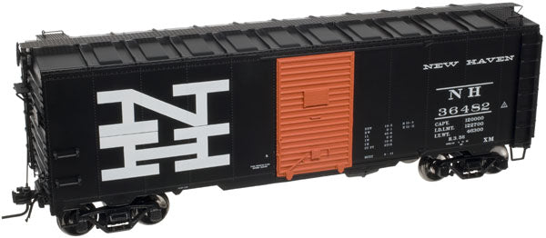 Atlas 8598 O New Haven 1937 AAR 40' Single Door Box - 3 Rail