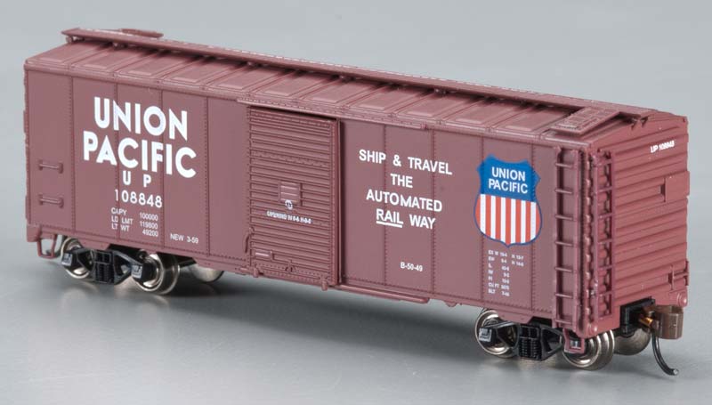 Bachmann 17053 N Union Pacific Automated Railway AAR 40' Steel Box Car