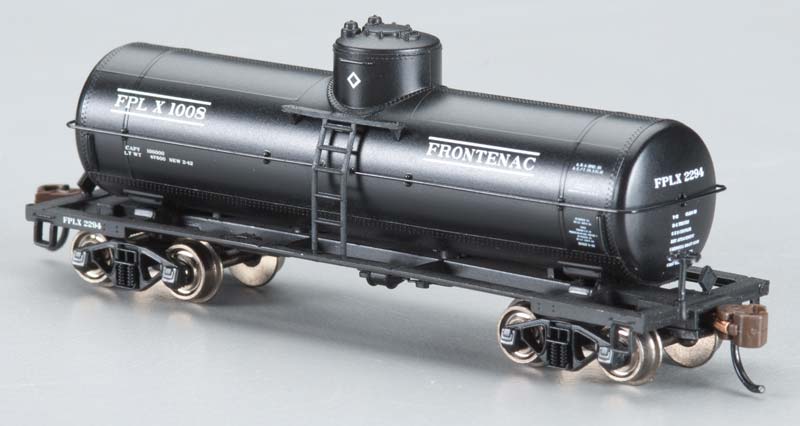 Bachmann 17853 N Scale Frontenac ACF 36' 6" 10,000-Gallon Tank Car (Black)