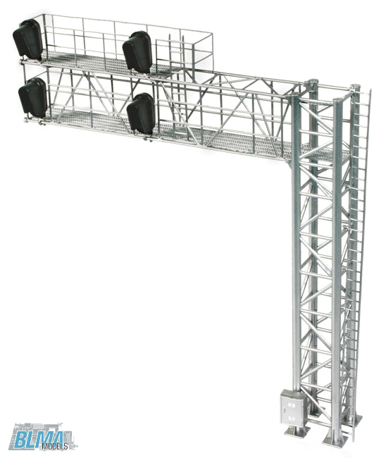 BLMA Models 4031 HO B/U Modern Cantilever Operating Signal Bridge Right Hand